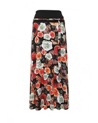 Разноцветная длинная юбка