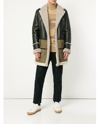 Мужская разноцветная дубленка от Loveless