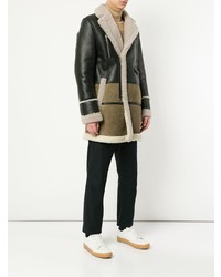 Мужская разноцветная дубленка от Loveless