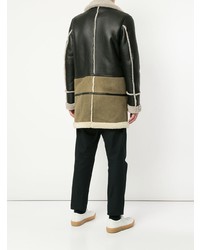 Мужская разноцветная дубленка от Loveless