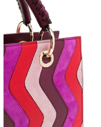 Разноцветная замшевая сумка через плечо от Blumarine
