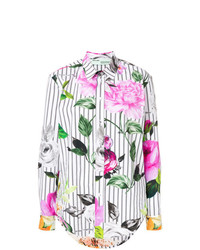 Женская разноцветная классическая рубашка в вертикальную полоску от Off-White