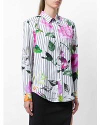 Женская разноцветная классическая рубашка в вертикальную полоску от Off-White