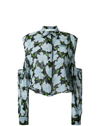 Женская разноцветная классическая рубашка с цветочным принтом от Off-White