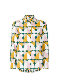 Женская разноцветная классическая рубашка от La Doublej