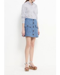 Женская разноцветная классическая рубашка от MAX&amp;Co