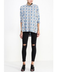 Женская разноцветная классическая рубашка от Topshop