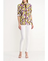 Женская разноцветная классическая рубашка от Trussardi Jeans
