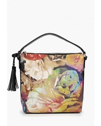 Разноцветная кожаная большая сумка от Pola