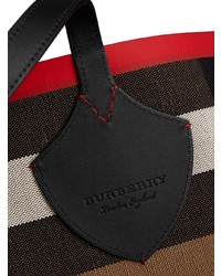 Мужская разноцветная кожаная большая сумка от Burberry