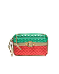 Разноцветная кожаная стеганая сумка через плечо от Gucci