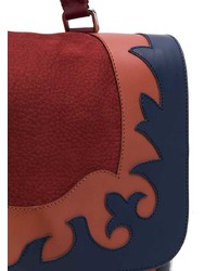 Разноцветная кожаная сумка-саквояж от Zanellato