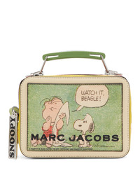 Разноцветная кожаная сумка через плечо с принтом от Marc Jacobs