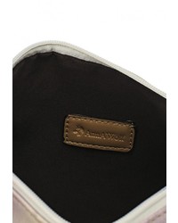 Разноцветная кожаная сумка через плечо от Anna Wolf