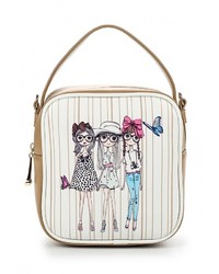 Разноцветная кожаная сумка через плечо от Baggini