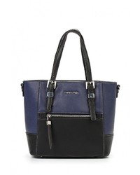 Разноцветная кожаная сумка через плечо от David Jones