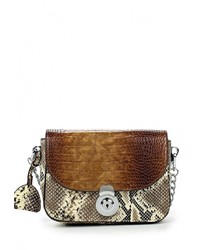 Разноцветная кожаная сумка через плечо от Dispacci