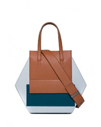 Разноцветная кожаная сумка через плечо от Fetiche