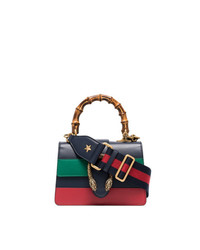 Разноцветная кожаная сумка через плечо от Gucci