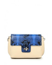 Разноцветная кожаная сумка через плечо от Leo Ventoni