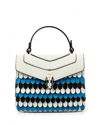 Разноцветная кожаная сумка через плечо от Paolo