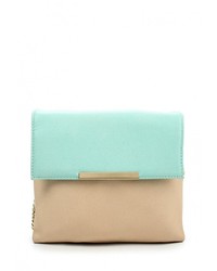 Разноцветная кожаная сумка через плечо от Vitacci