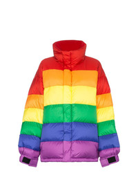 Женская разноцветная куртка-пуховик от Burberry