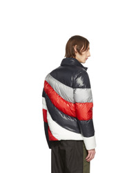 Мужская разноцветная куртка-пуховик от Moncler