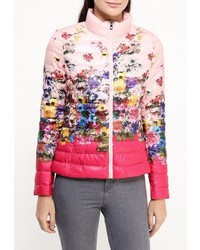 Женская разноцветная куртка-пуховик от Softy