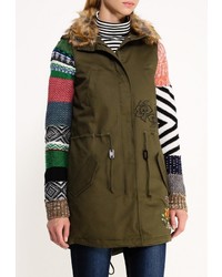 Женская разноцветная парка от Desigual