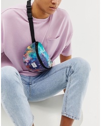 Мужская разноцветная поясная сумка из плотной ткани от Spiral