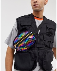Мужская разноцветная поясная сумка от ASOS DESIGN
