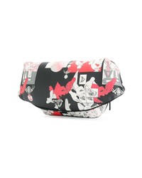 Мужская разноцветная поясная сумка от Prada