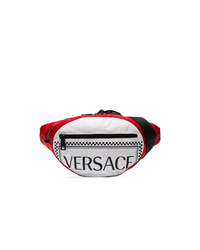 Мужская разноцветная поясная сумка от Versace