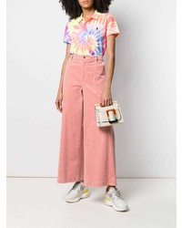 Женская разноцветная рубашка поло с принтом тай-дай от Polo Ralph Lauren