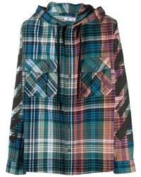 Мужская разноцветная рубашка с длинным рукавом в шотландскую клетку от Off-White