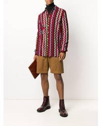Мужская разноцветная рубашка с длинным рукавом с принтом от Missoni