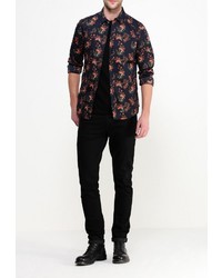 Мужская разноцветная рубашка с длинным рукавом от BLEND