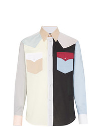Мужская разноцветная рубашка с длинным рукавом от Calvin Klein 205W39nyc