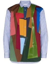 Мужская разноцветная рубашка с длинным рукавом от Comme Des Garcons SHIRT