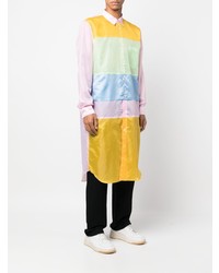 Мужская разноцветная рубашка с длинным рукавом от Comme Des Garcons Homme Plus