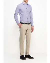 Мужская разноцветная рубашка с длинным рукавом от Deblasio