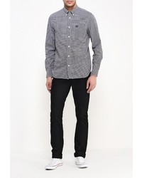 Мужская разноцветная рубашка с длинным рукавом от Fred Perry