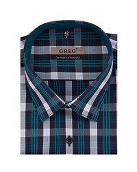 Мужская разноцветная рубашка с длинным рукавом от GREG