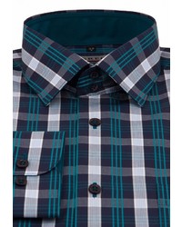 Мужская разноцветная рубашка с длинным рукавом от GREG