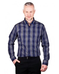 Мужская разноцветная рубашка с длинным рукавом от GREG