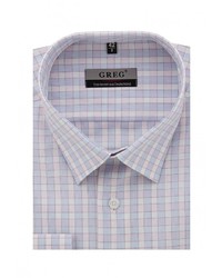 Мужская разноцветная рубашка с длинным рукавом от GREG