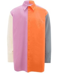 Мужская разноцветная рубашка с длинным рукавом от JW Anderson