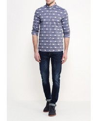 Мужская разноцветная рубашка с длинным рукавом от Lacoste