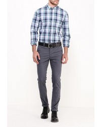 Мужская разноцветная рубашка с длинным рукавом от Sela